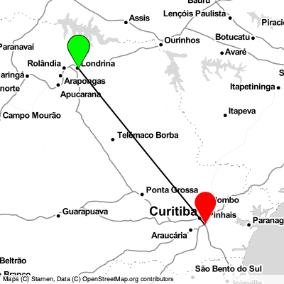 Londrina (LDB) - Curitiba (CWB) Cheap Flight Tickets Price Calendar 2021