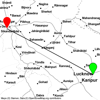Lucknow (LKO) - Gurugram (DEL) Cheap Flight Tickets Price Calendar 2021