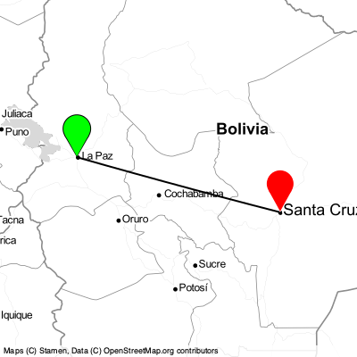 El Alto (LPB) - Santa Cruz (SRZ) Cheap Flight Tickets Price Calendar 2021