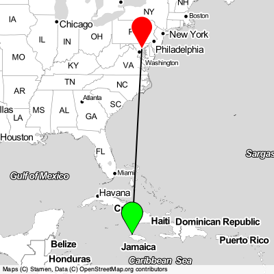Montego Bay (MBJ) - Baltimore (BWI) Cheap Flight Tickets Price Calendar 2021