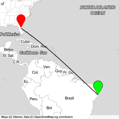 Maceió (MCZ) - Orlando (ORL) Cheap Flight Tickets Price Calendar 2021