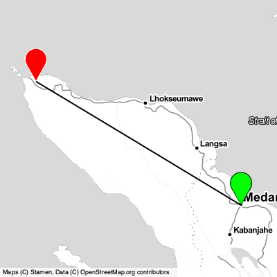 Medan (MES) - Banda Aceh (BTJ) Cheap Flight Tickets Price Calendar 2021