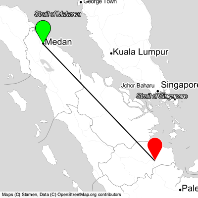 Medan (MES) - Jambi (DJB) Cheap Flight Tickets Price Calendar 2021