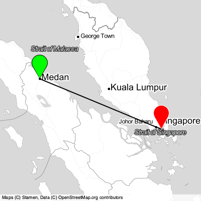 Medan (MES) - Singapore (SIN) Cheap Flight Tickets Price Calendar 2021