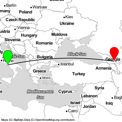 Naples (NAP) - Didi Lilo (TBS) Cheap Flight Tickets Price Calendar 2021