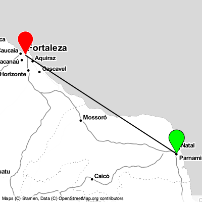 Natal (NAT) - Fortaleza (FOR) Cheap Flight Tickets Price Calendar 2021