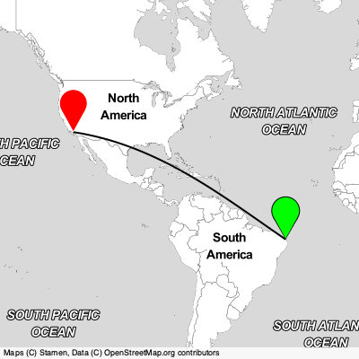 Natal (NAT) - Hermosa Beach (LAX) Cheap Flight Tickets Price Calendar 2021