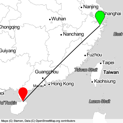 Ningbo (NGB) - Haikou (HAK) Cheap Flight Tickets Price Calendar 2021
