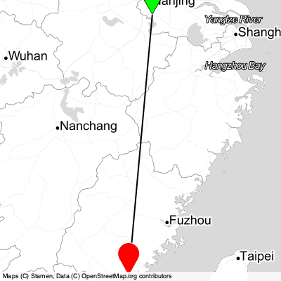 Nanjing (NKG) - Xiamen (XMN) Cheap Flight Tickets Price Calendar 2021
