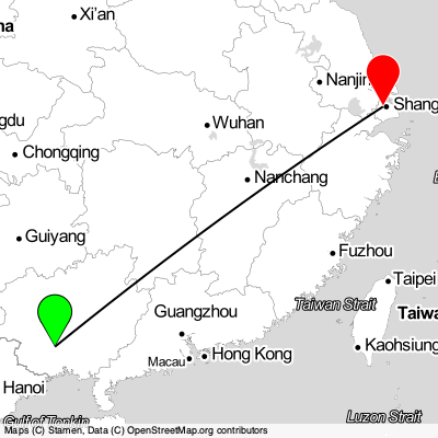 Nanning (NNG) - Shanghai (SHA) Cheap Flight Tickets Price Calendar 2021
