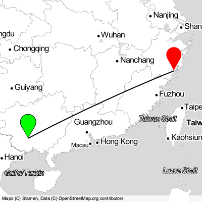 Nanning (NNG) - Wenzhou (WNZ) Cheap Flight Tickets Price Calendar 2021