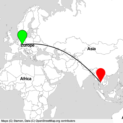 Nuremberg (NUE) - Samut Prakan (BKK) Cheap Flight Tickets Price Calendar 2021