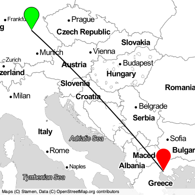 Nuremberg (NUE) - Thessaloniki (SKG) Cheap Flight Tickets Price Calendar 2021