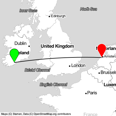Douglas (ORK) - Amstelveen (AMS) Cheap Flight Tickets Price Calendar 2021