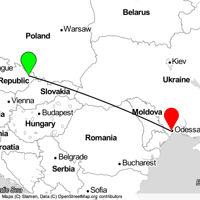 Kopřivnice (OSR) - Odesa (ODS) Cheap Flight Tickets Price Calendar 2021