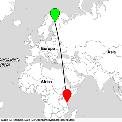 Oulu (OUL) - Dar es Salaam (DAR) Cheap Flight Tickets Price Calendar 2021