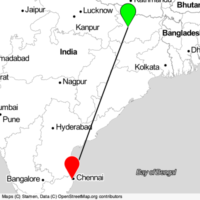 Patna (PAT) - Chennai (MAA) Cheap Flight Tickets Price Calendar 2021