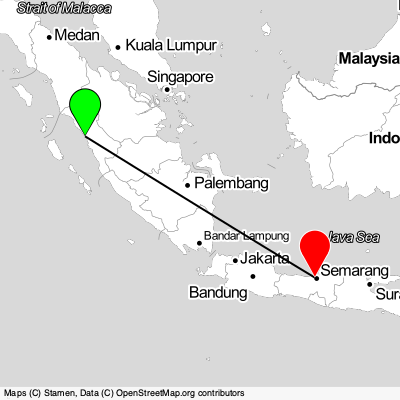Padang (PDG) - Semarang (SRG) Cheap Flight Tickets Price Calendar 2021
