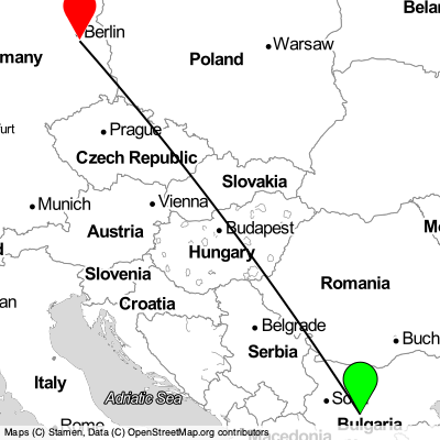 Plovdiv (PDV) - Berlin (BER) Cheap Flight Tickets Price Calendar 2021