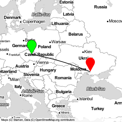 Pardubice (PED) - Kherson (KHE) Cheap Flight Tickets Price Calendar 2021