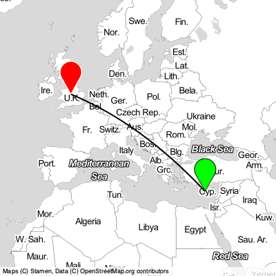 Paphos (PFO) - Solihull (BHX) Cheap Flight Tickets Price Calendar 2021