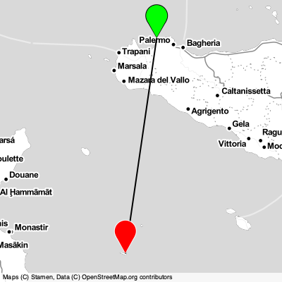 Palermo (PMO) - Mahdia (LMP) Cheap Flight Tickets Price Calendar 2021