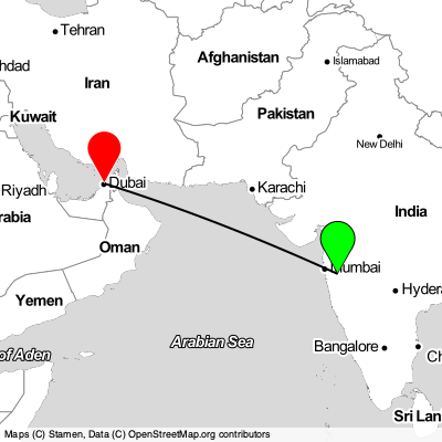Pune (PNQ) - Dubai (DXB) Cheap Flight Tickets Price Calendar 2021