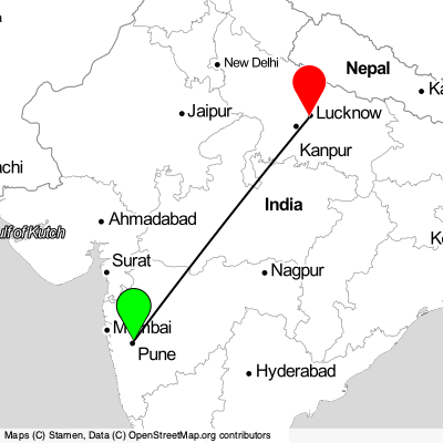 Pune (PNQ) - Lucknow (LKO) Cheap Flight Tickets Price Calendar 2021