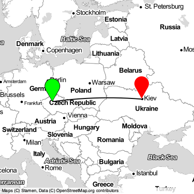Kladno (PRG) - Kyiv (IEV) Cheap Flight Tickets Price Calendar 2021