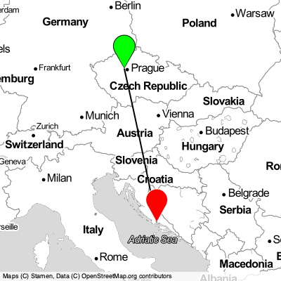 Kladno (PRG) - Split (SPU) Cheap Flight Tickets Price Calendar 2021