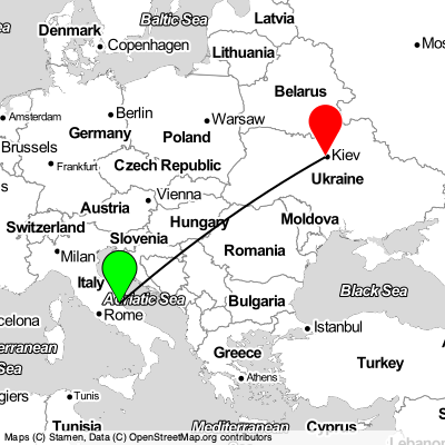 Pescara (PSR) - Kyiv (IEV) Cheap Flight Tickets Price Calendar 2021