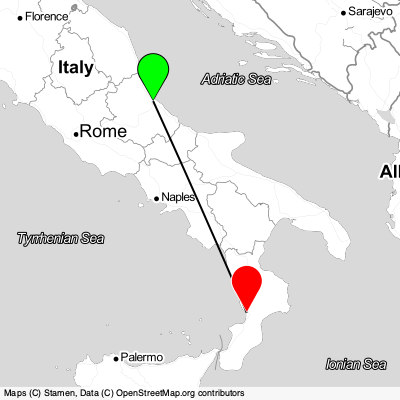 Pescara (PSR) - Lamezia Terme (SUF) Cheap Flight Tickets Price Calendar 2021
