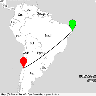 Recife (REC) - Santiago (SCL) Cheap Flight Tickets Price Calendar 2021