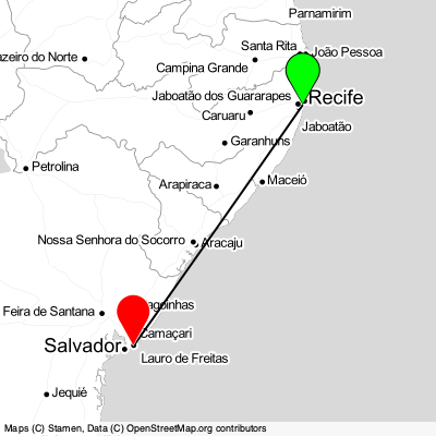 Recife (REC) - Salvador (SSA) Cheap Flight Tickets Price Calendar 2021
