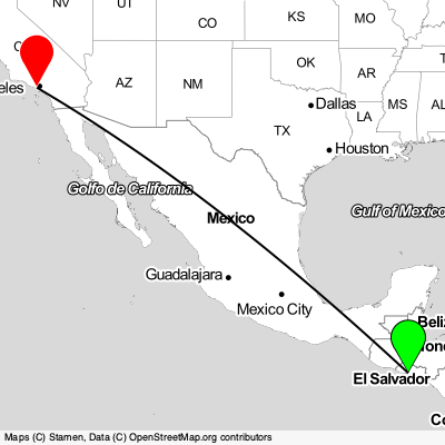 El Rosario (SAL) - Hermosa Beach (LAX) Cheap Flight Tickets Price Calendar 2021