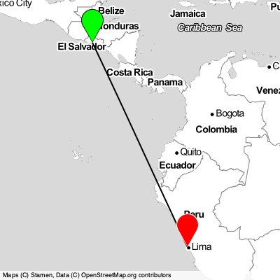 El Rosario (SAL) - Lima (LIM) Cheap Flight Tickets Price Calendar 2021