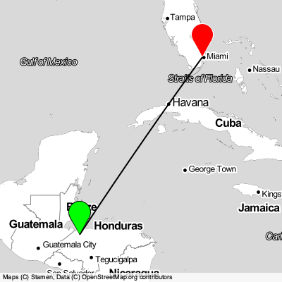 La Lima (SAP) - Hialeah (MIA) Cheap Flight Tickets Price Calendar 2021