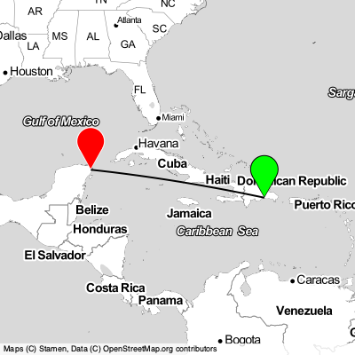 Boca Chica (SDQ) - Cancún (CUN) Cheap Flight Tickets Price Calendar 2021