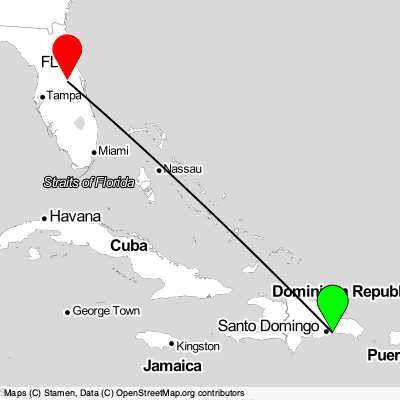 Boca Chica (SDQ) - Orlando (ORL) Cheap Flight Tickets Price Calendar 2021