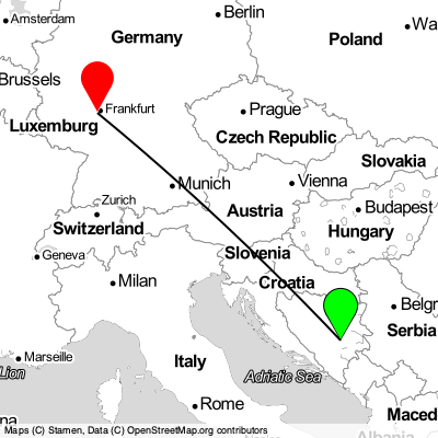 Sarajevo (SJJ) - Frankfurt (FRA) Cheap Flight Tickets Price Calendar 2021