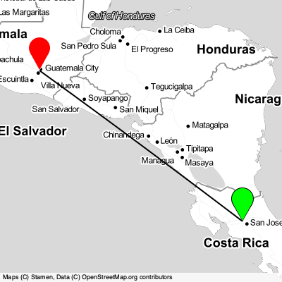 Alajuela (SJO) - San Miguel Petapa (GUA) Cheap Flight Tickets Price Calendar 2021