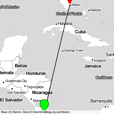 Alajuela (SJO) - Hialeah (MIA) Cheap Flight Tickets Price Calendar 2021