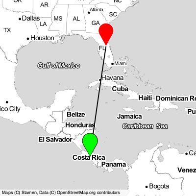 Alajuela (SJO) - Orlando (ORL) Cheap Flight Tickets Price Calendar 2021