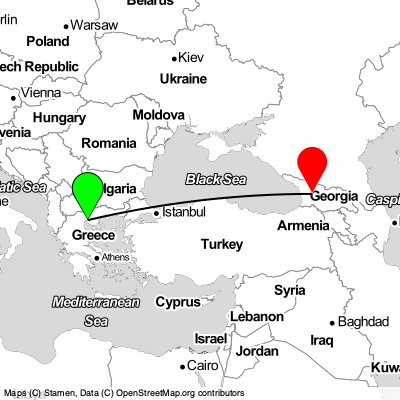 Thessaloniki (SKG) - Kutaisi (KUT) Cheap Flight Tickets Price Calendar 2021