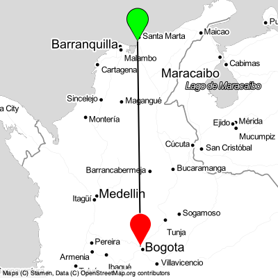 Santa Marta (SMR) - Bogota (BOG) Cheap Flight Tickets Price Calendar 2021