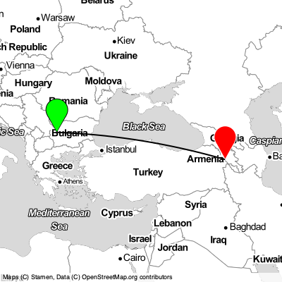 Sofia (SOF) - Yerevan (EVN) Cheap Flight Tickets Price Calendar 2021