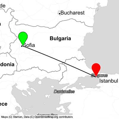Sofia (SOF) - Esenyurt (IST) Cheap Flight Tickets Price Calendar 2021