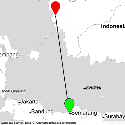 Semarang (SRG) - Pontianak (PNK) Cheap Flight Tickets Price Calendar 2021
