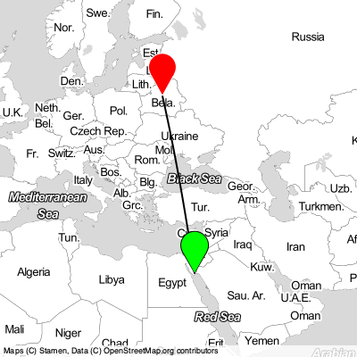 Sharm El-Sheikh (SSH) - Minsk (MSQ) Cheap Flight Tickets Price Calendar 2021