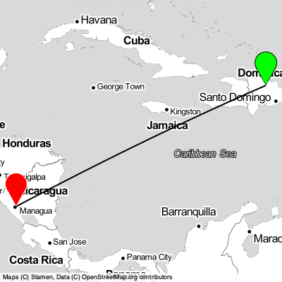Moca (STI) - Managua (MGA) Cheap Flight Tickets Price Calendar 2021